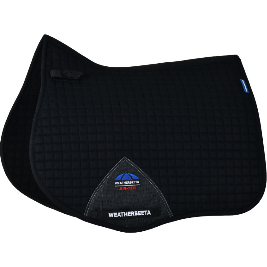 2025 Weatherbeeta Prime Air-Tec Tout Usage Tapis De Selle 1028249 - Black